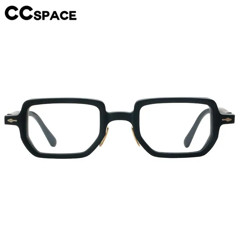 56991 Brand Design Acetate Optical Spectacle Frame Women Retro High Quality Spring Hinge Glasses Frame Men Luxury Rivet Glasses