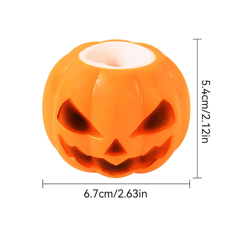 1Pcs Halloween Pumpkin Ghost Squeeze Pinch Toy Kids Favors Halloween Party Supplies Stress Relief Fidget Toys Birthday Gifts