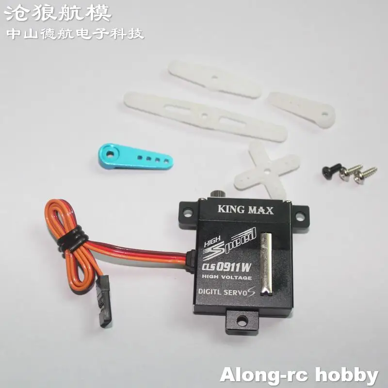 

Kingmax 26g Wing Servos CLS0911W 9kg.cm Torque Full CNC Hulls and Structure Metal gears Digital servo for RC Glider F3P Model