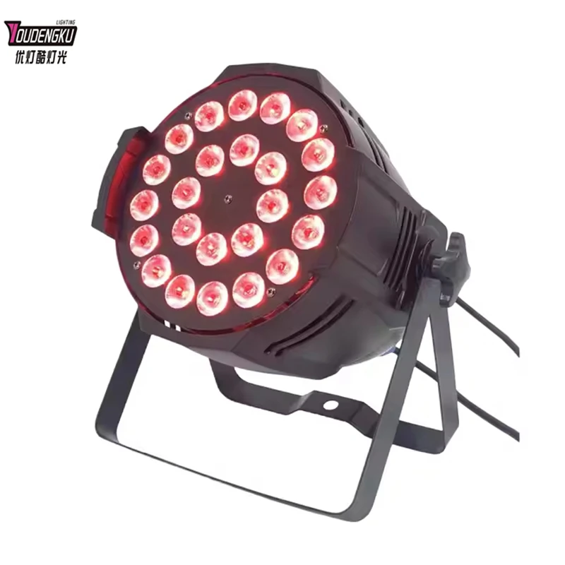 

6 pieces DJ Club Led Par Party Festival Disco Show Wedding 24*10w RGBW 4in1 Indoor LED Par Can Light