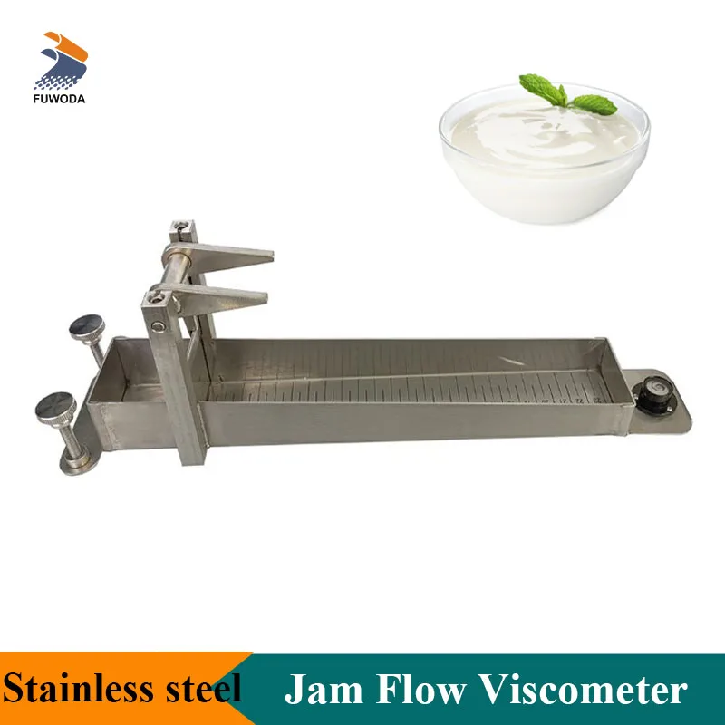 Industrial Tomato Sauce Bostwick Food Consistency Meter Ketchup Jam Flow Viscometer Consistometer Stainless Steel