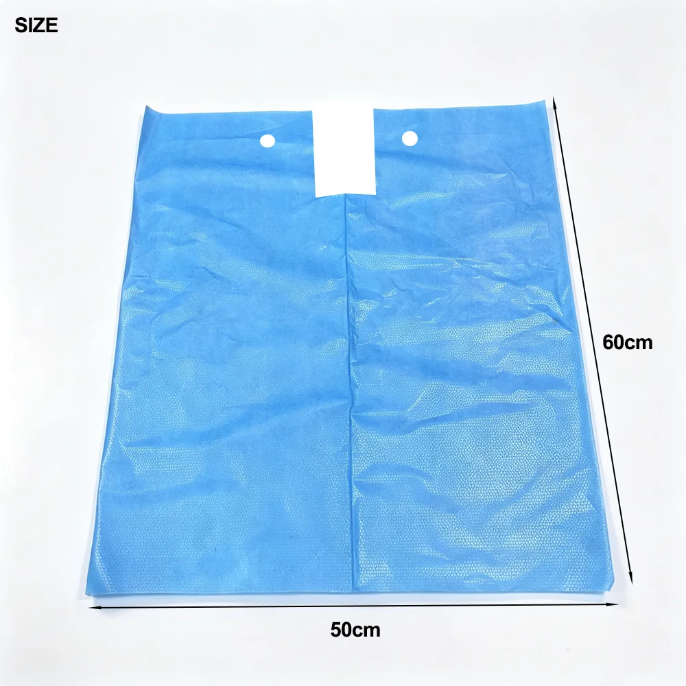 80Pcs/roll Disposable Dental Apron Medical Cover Shield Neckerchief Scarf Towels Dentistry Materials Dentist Patient Bibs Pads