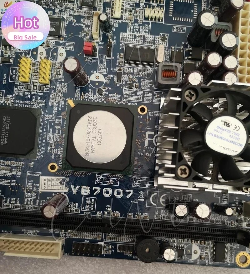 

Основная плата Mini-ITX POS VB7007 Основная плата промышленного управления 17*17 Двойная сетевая интерфейсная карта памяти DDR2