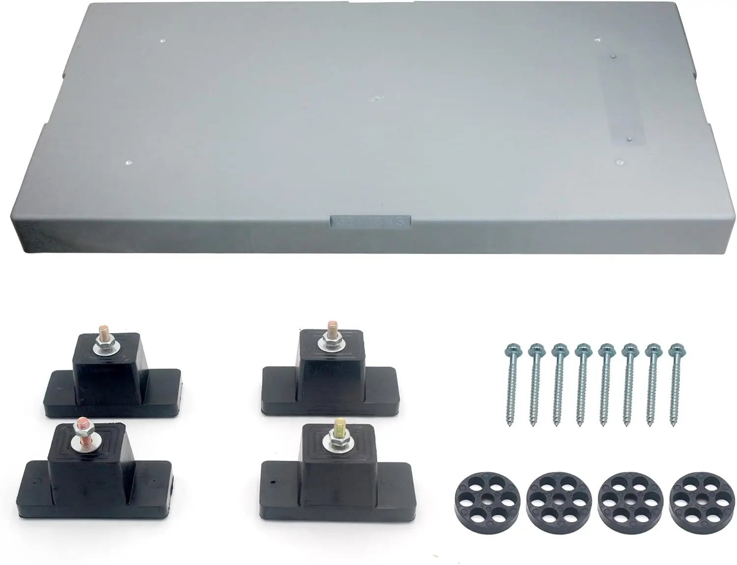 

Антивибрационная подкладка 18"x38"x3" для систем ОВКВ, кондиционеров, тепловых насосов - серый резиновый коврик