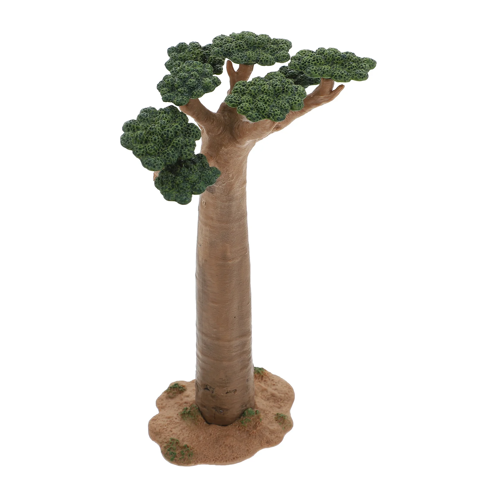 Desert Green Plant Model Mini Tree Ornament Realistic Decor DIY Landscape Accessory Adornment Micro Scene Simulation Cake