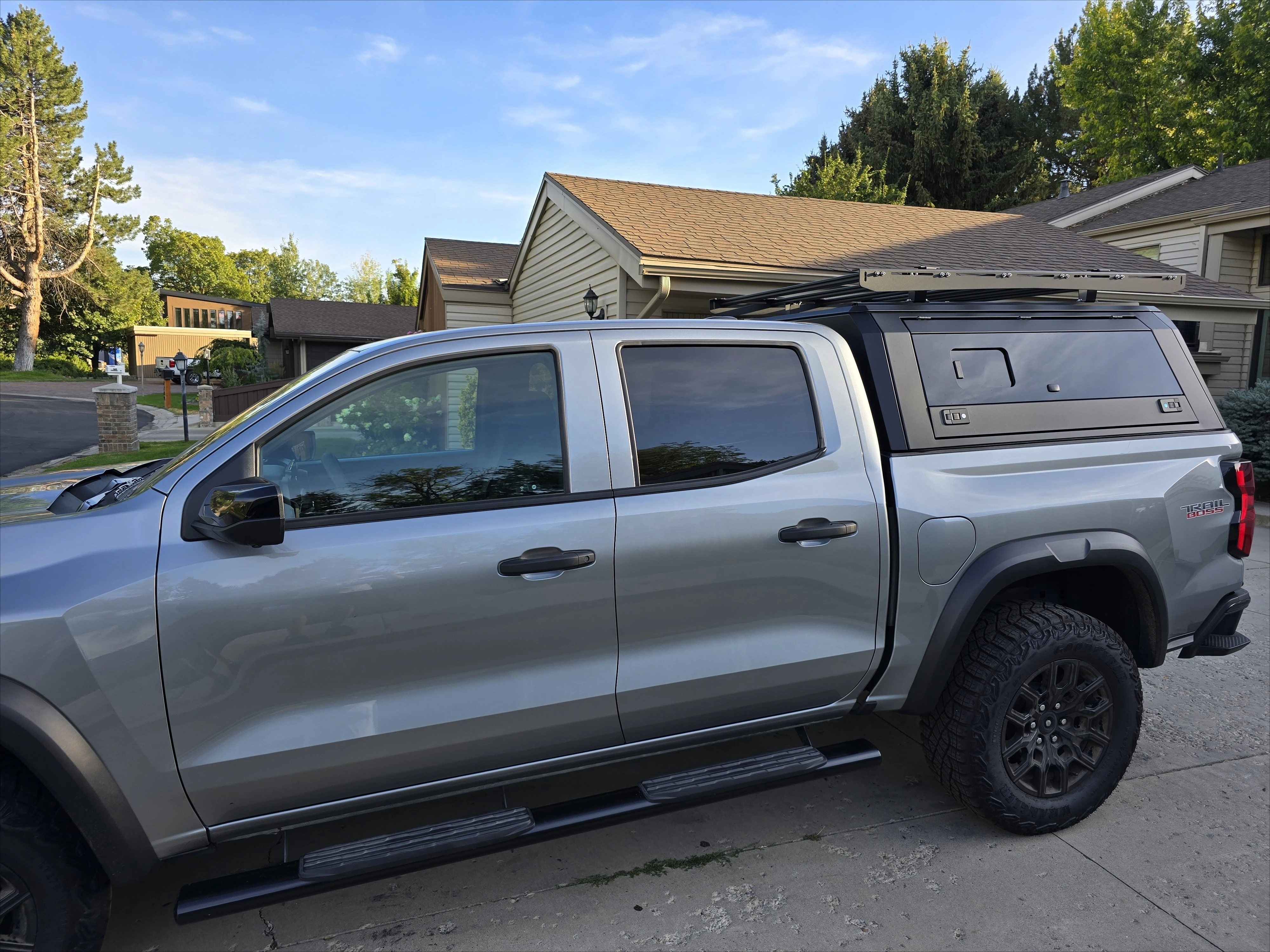 مظلة علوية من الفولاذ المنغنيز من النوع الصلب لـ F150 لشاحنة تاكوما NP300 بيك اب 4x4 #3