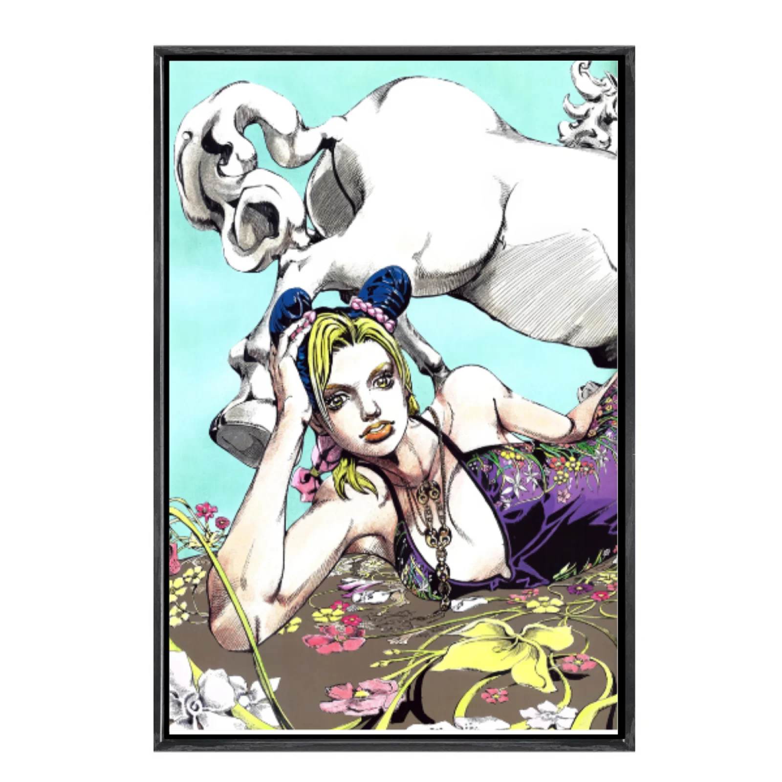 

Японская манга «Невероятные приключения Джоджо», многоразмерный холст, постер в двойной рамке, настенное искусство, домашний декор, домашний декор