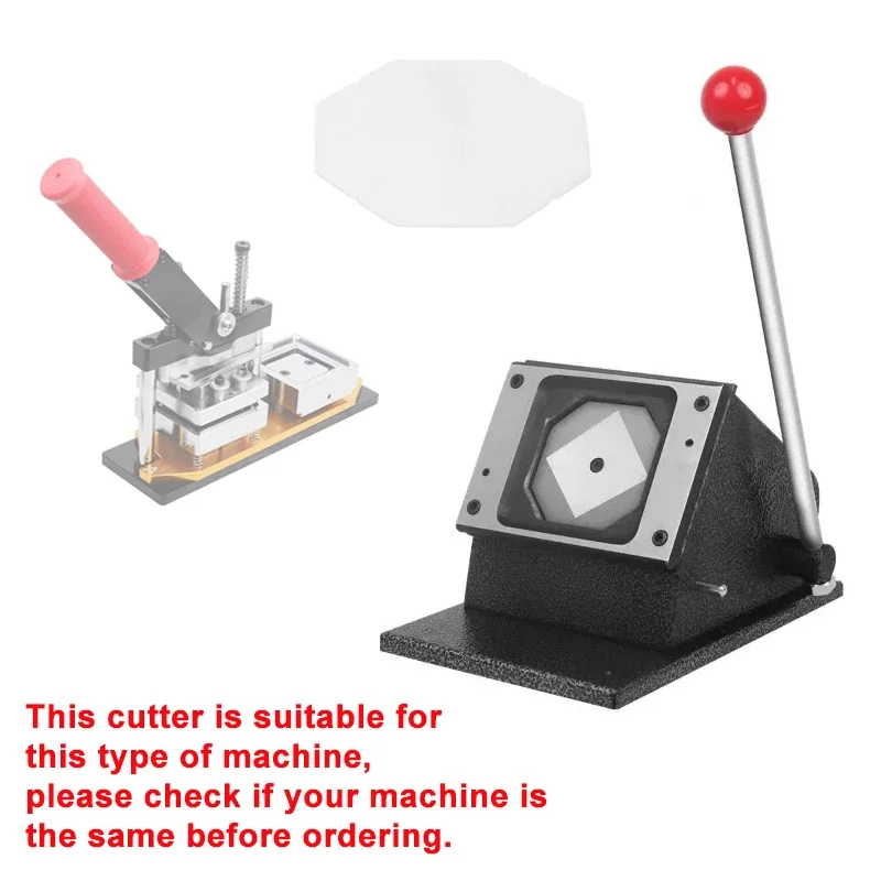 50*50mm/80*53mm DIY Abzeichen Papierschneider Geeignet für Quadratische Rechteck Form Taste, der Maschine Kühlschrank Magnete