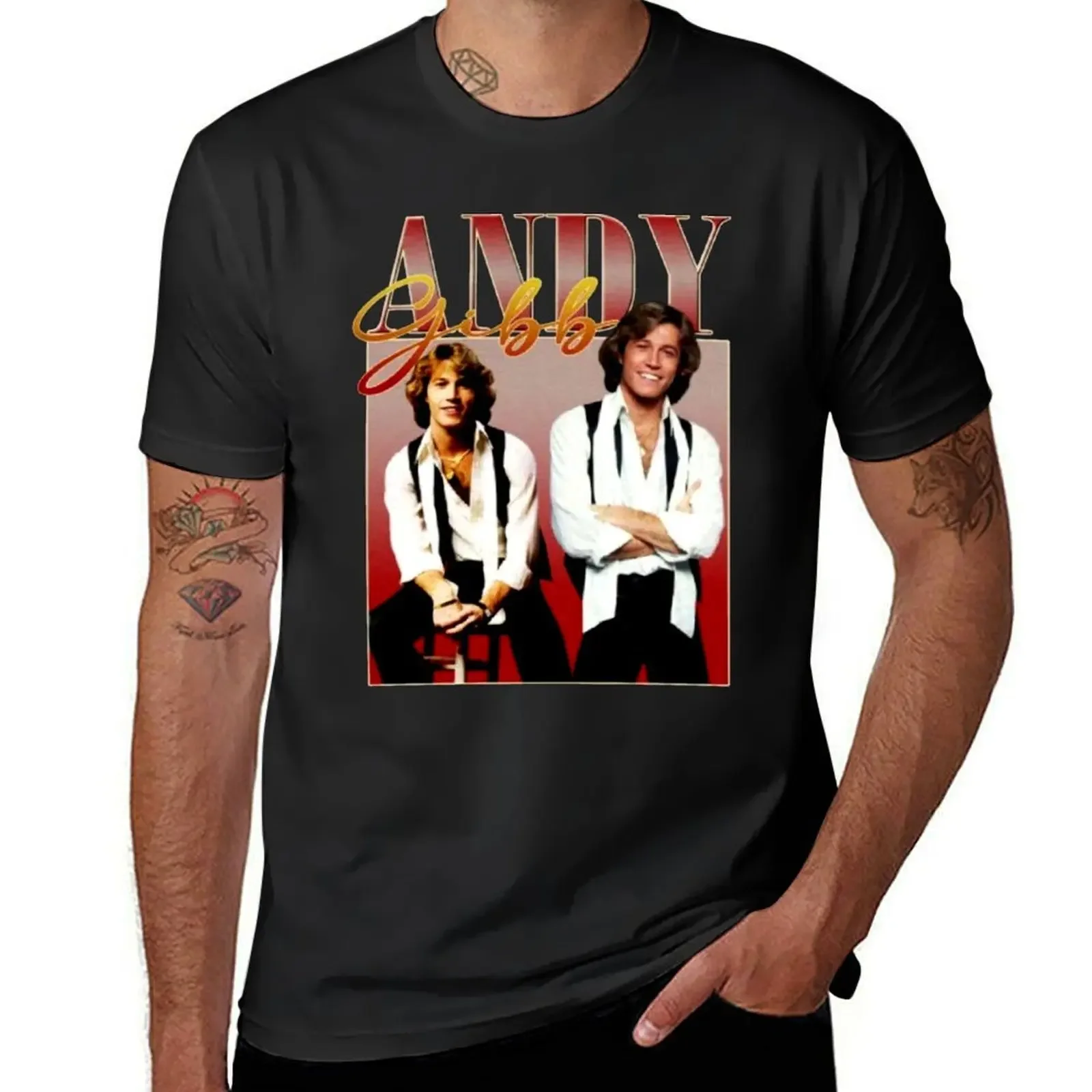 Andy gibb classic T-Shirt oversized graphic tee graphic tee shirt graphic t shirts mens champion t shirts