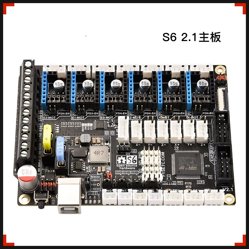 3D Printer S6 Motherboard Control Board Voron Trident 6-axis Diy Kit 3D Printer Accessories