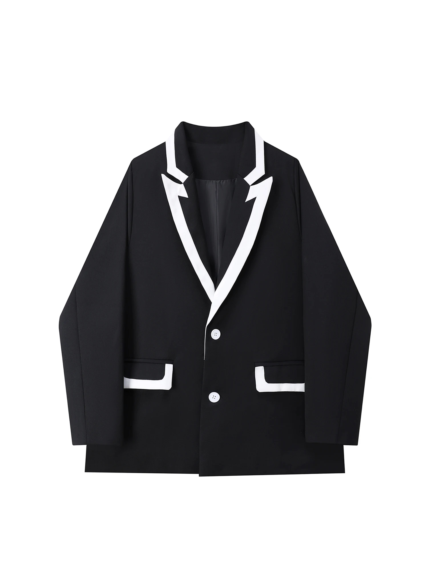 

Women Black Gothic Emo Blazer Jacket Vintage Long Sleeve Single Breasted Outerwear Luxury Suit Coat Y2k 2000s Autumn Spring 2025