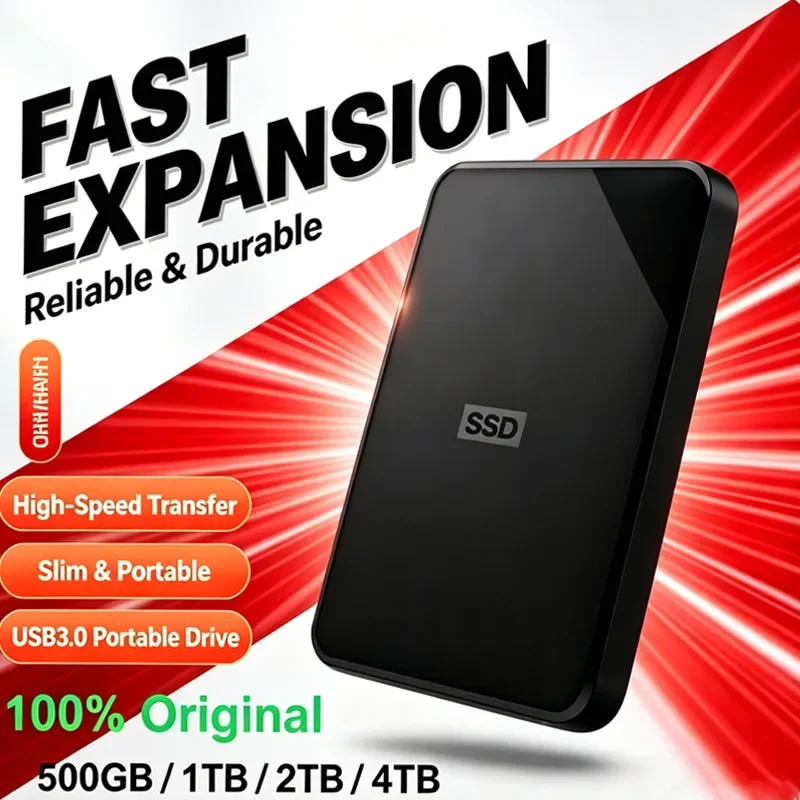 External Hard Drive 2.5" USB 3.0 Elements Portable External HDD 500GB 1TB 2TB 4TB Hard Disk For Desktop PC Laptop