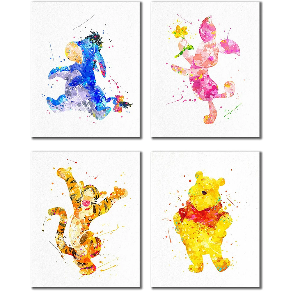 Diamond Painting Disney Winnie the Pooh Bear Graffiti Art Cross Stitch Full Square Round Diamond Embroidery Rhinestones Pictures