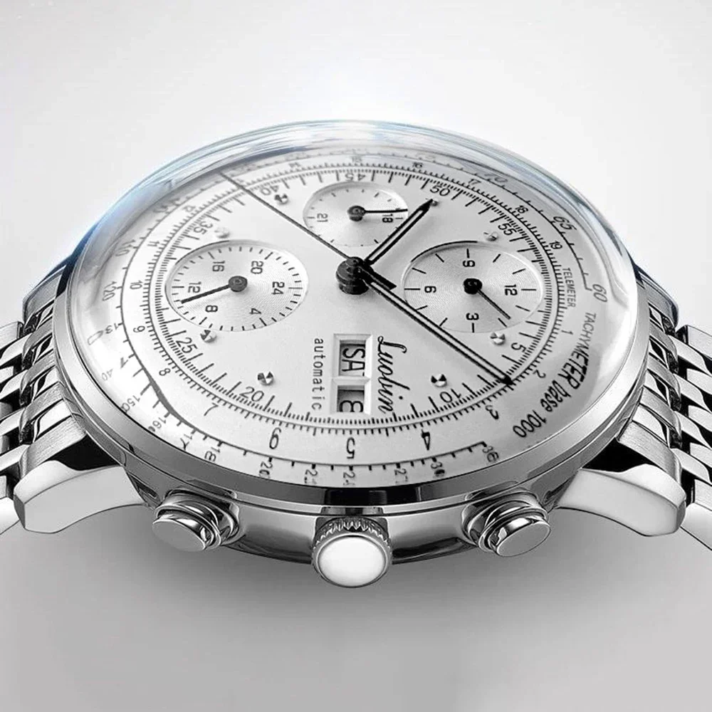 

Luxury Men Watch Automatic Mechanical Watches Self Winding Business Stainless Steel Luminous Wristwatch Relojes Para Hombre 2020