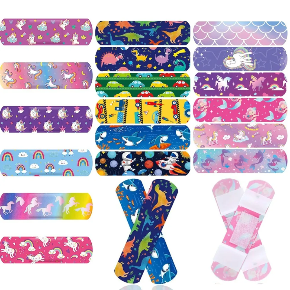 

12pcs/set Cartoon Sticking Plaster Cute Animal Band Aid for Wound Dressing Patch Waterproof Adhesive Bandages Woundplast