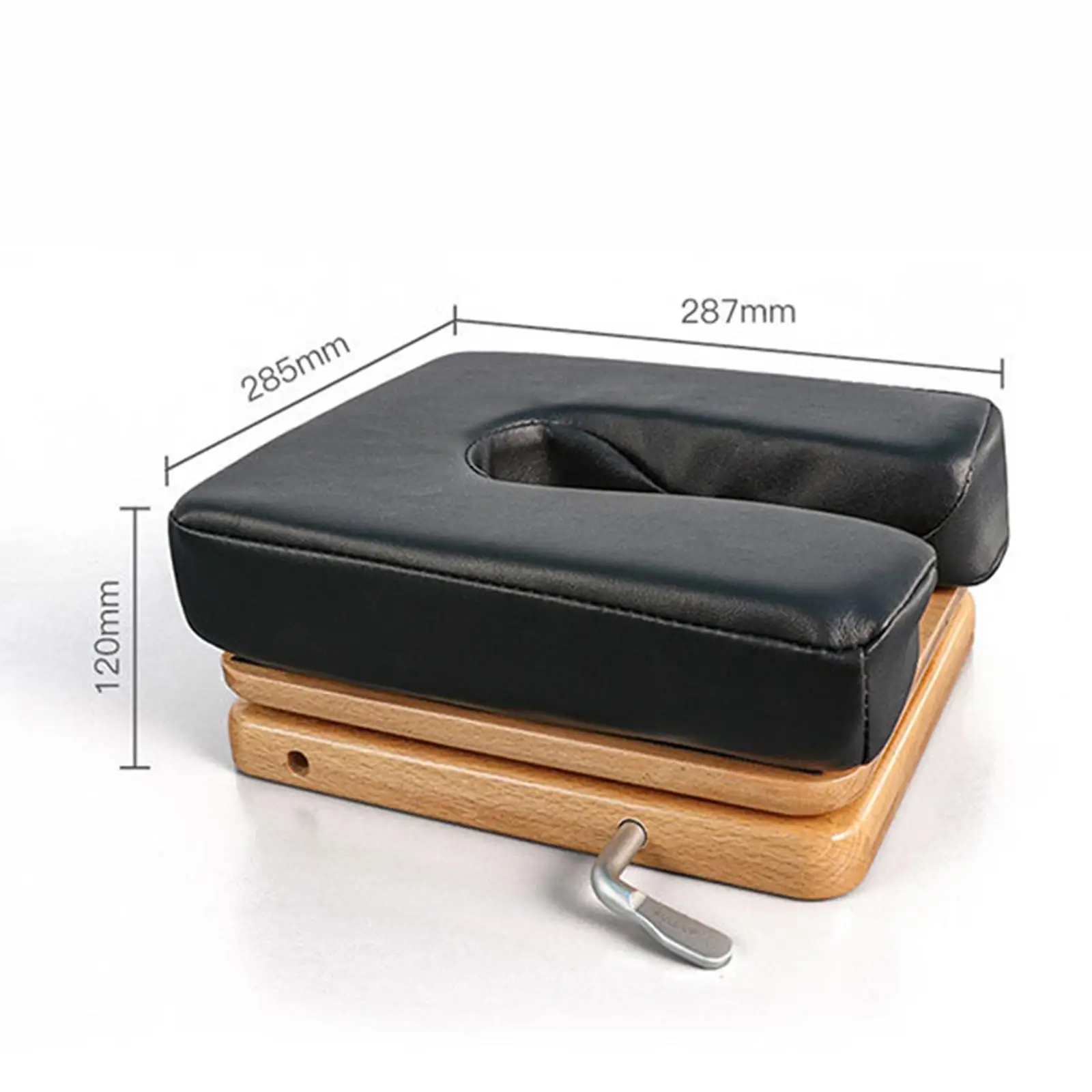 Chiropractic Extremity Drop Piece Board with Side Knob Adjusting Tool Ergonomic Manual for Strength Training Pelvis Feet Limbs