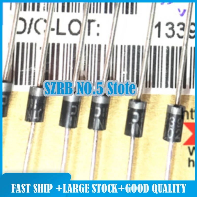 100pcs/lot 1N4002A 1N4734AB 1N4007-T DO-41 BZX85B36-TAP DO-41 1N4751A DO-41 chips Electronic new