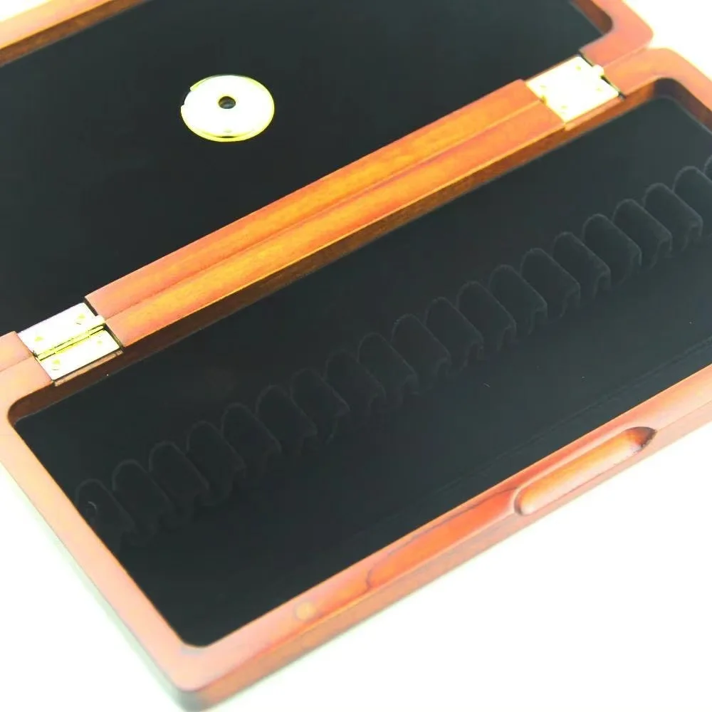 Wooden Oboe Reed Storage Box Holds 20 Reeds Built-in Humidity Sensor