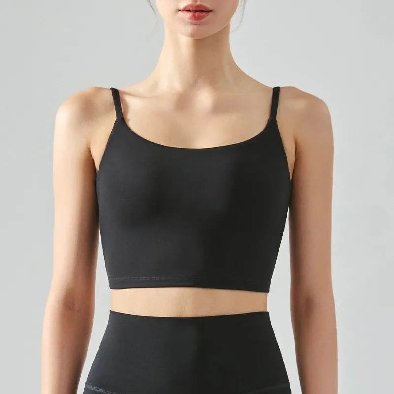 Sport-BH-Top für Damen, Push-Up, fest gepolstert, Push-Up-Tops, Fitness-Weste, Lauf-, Gym-BH, Yoga, atmungsaktive Sportunterwäsche – Detail 6