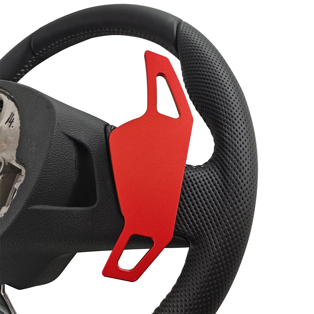 شيفتر مجداف لسكودا RS MK4 اوكتافيا IV الكشفية 2021 2022 ENYAQ iv كاروك كودياق سكالا عجلة توجيه سيارة DSG تمديد ملصقات #4