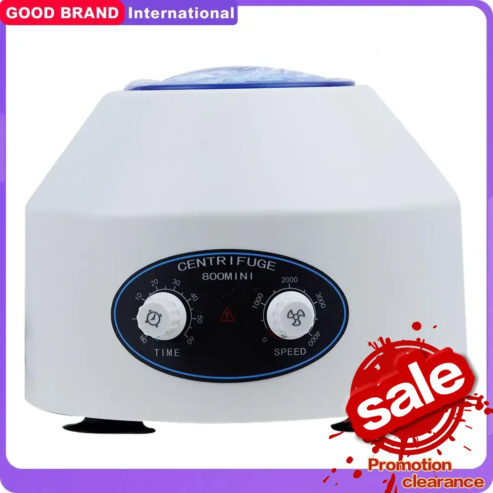 

800MINI Electric Blood Centrifuge Laboratory Prp Plasma Centrifuge Machine 15ML*6 Centrifuge Tube 4000rpm 110/220V