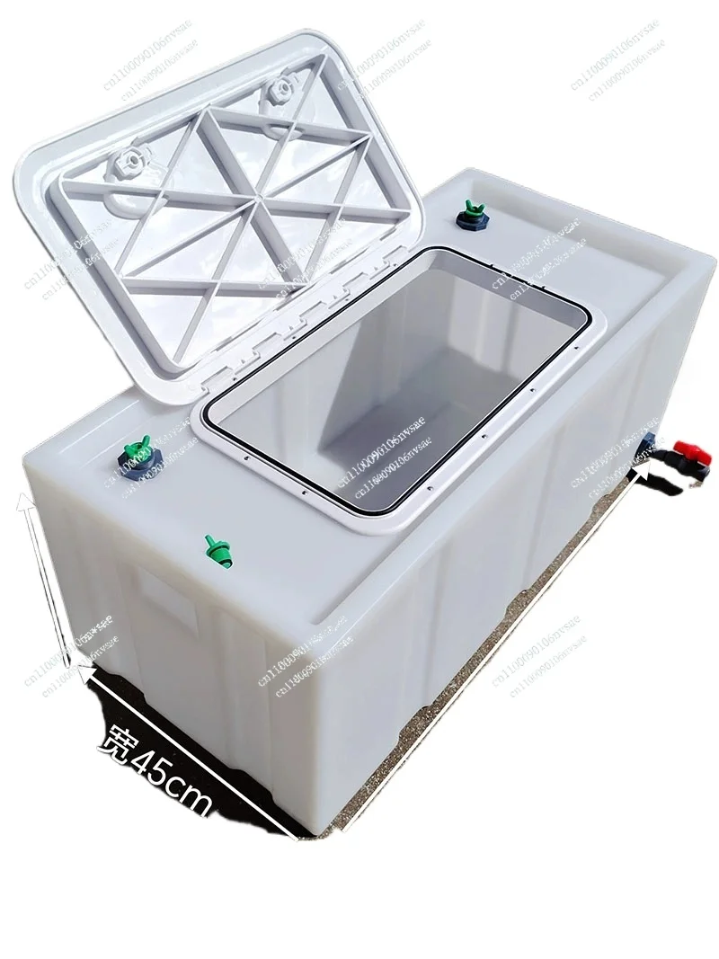 Aquatic Fish Shrimp Transportation, Fish Bucket Durable Food Grade Thickened Car Trunk, Live Fish Transportation Box