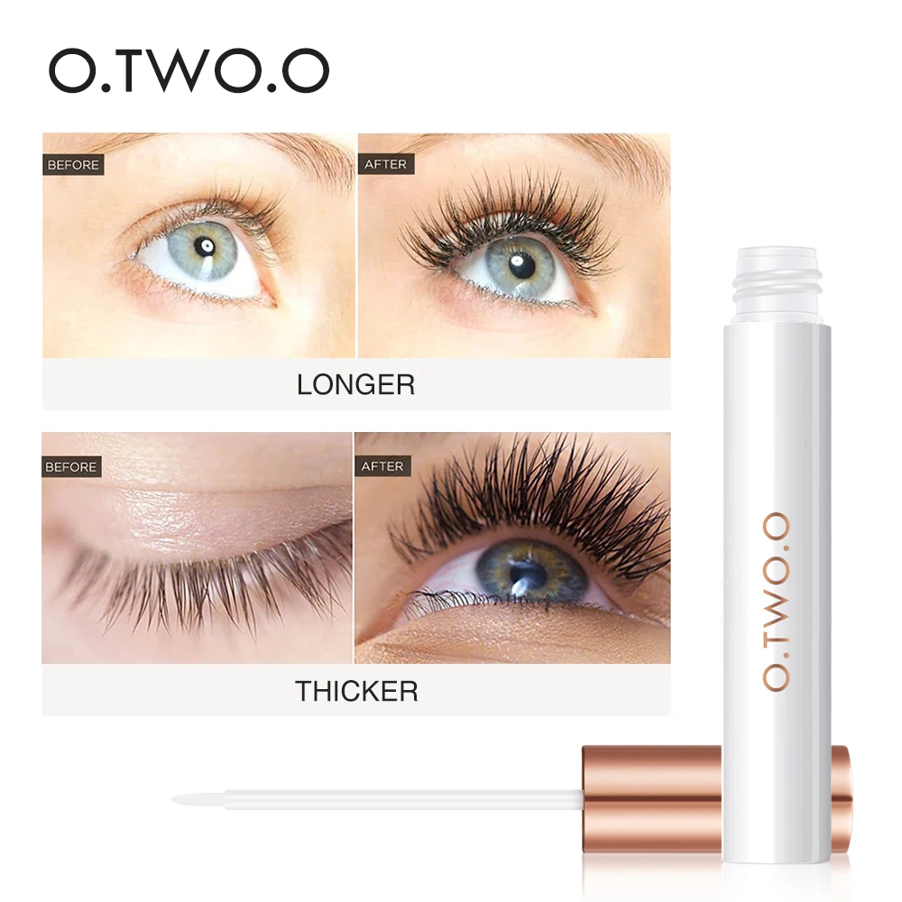 Wholesale O.TWO.O Eyelash Growth Serum Moisturizing Eyelash Nourishing Essence For Eyelashes Enhancer Lengthening Thicker 3ml