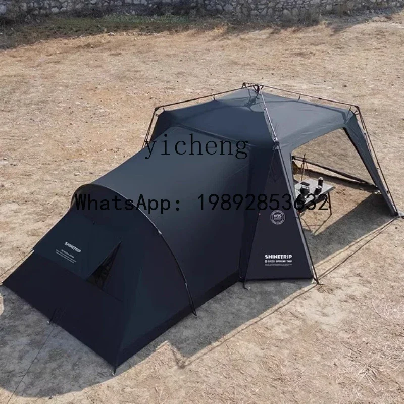X8  automatic quick-opening canopy tent integrated outdoor zipper dome camping rain and sun protection oversized awning