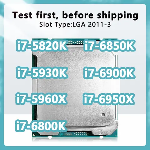 i7-5820K i7-5930K i7-5960X i7-6800K i7-6850K i7-6900K i7-6950X процессор