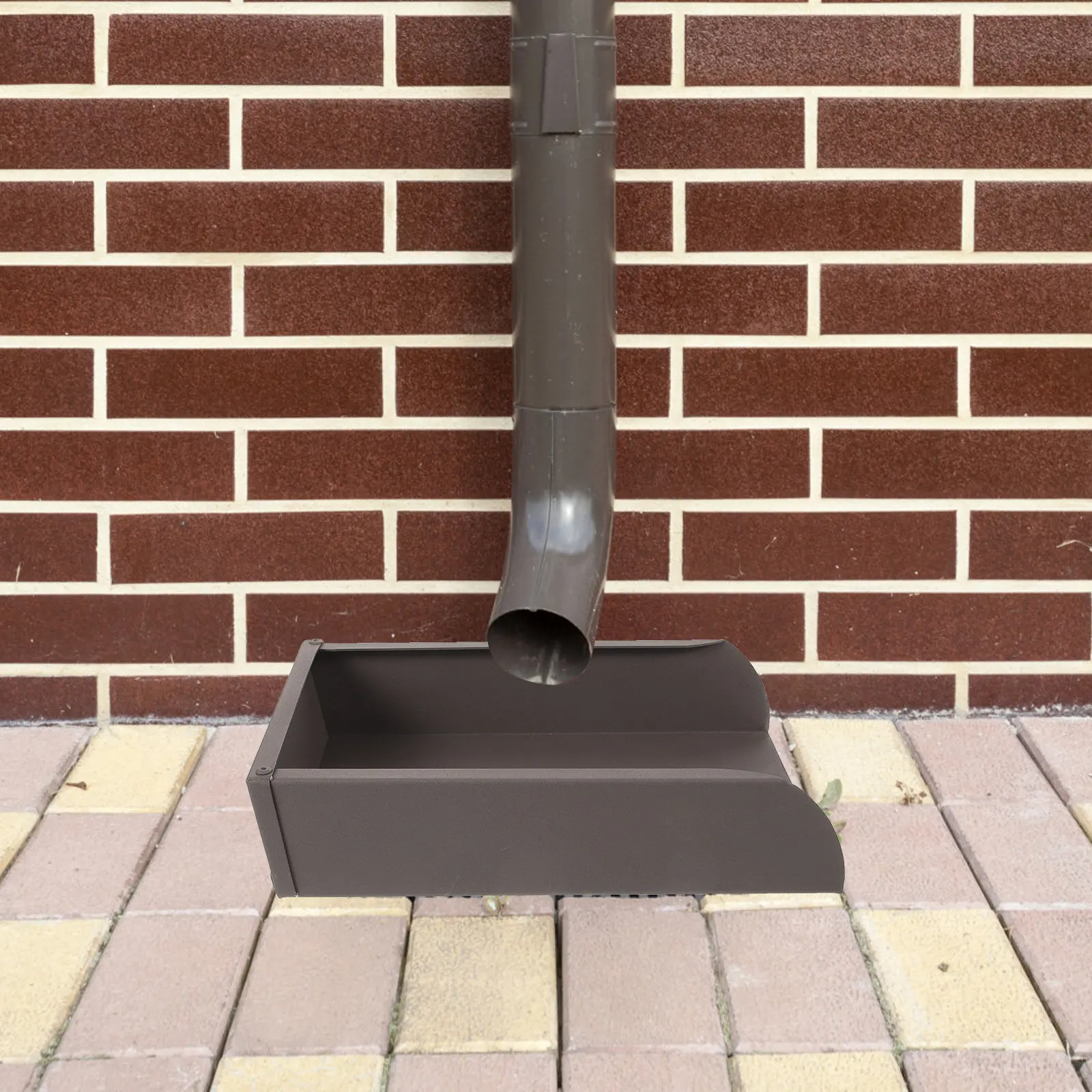 Aluminum Alloy Downspout Splash Block for Rain Gutter Drainage Heavy Duty Anti Slip Wear Resistant Foundation Protection Splash