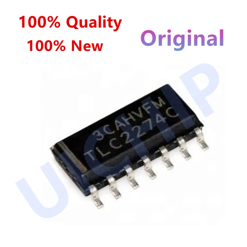 5 PCS Novo Original TLC2274CDR TLC2274 TLC2274C SOP14 chip amplificador operacional