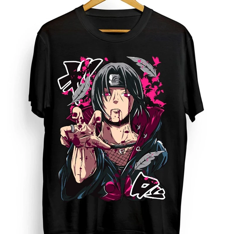 

Gale Pass Manga Strip Naruto Anime Men's T-shirt 2025 Summer New Retro Fashion Men's and Women's Streetwear