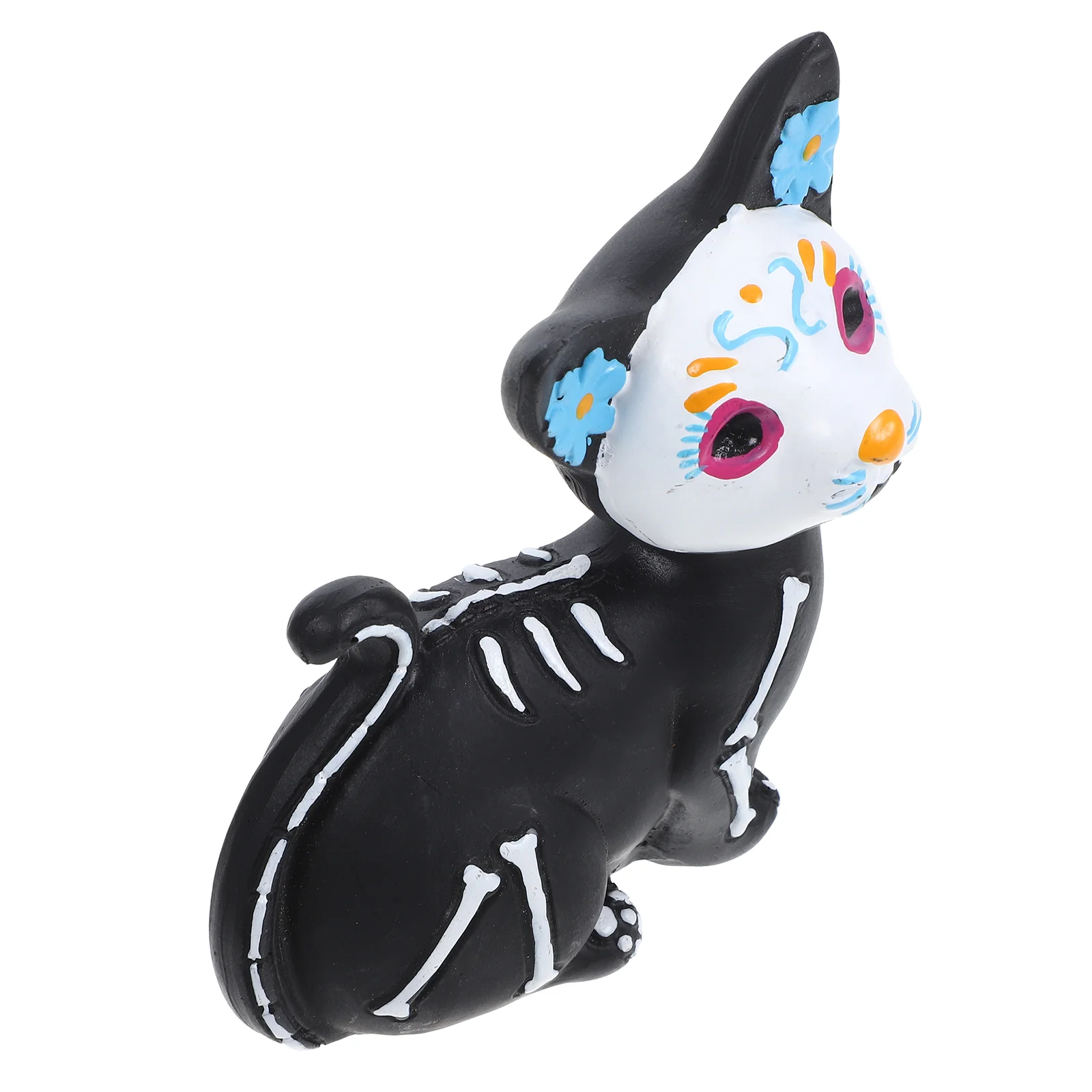 Ornaments Statue Halloween Party Toys Child Decor Figurines 1400X630X620CM Resin Day of The Dead Cat Decorative