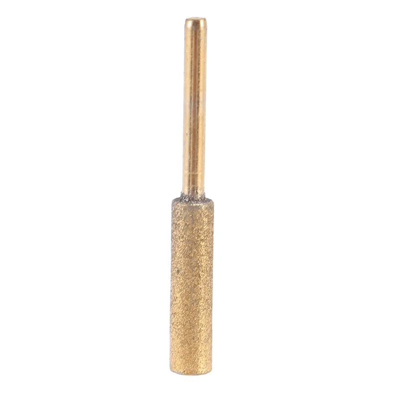 

ABMR-36Pcs High Hardness Diamond Chainsaw Sharpener- Titanium Plated Burr Stone File,Diamond Sharpening Wheels Chainsaw File