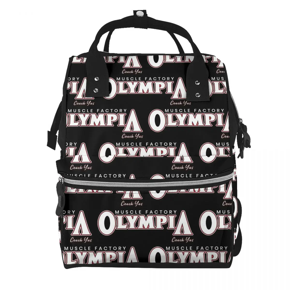 Future Mr OLYMPIA Motivations Student Backpack School Bag Hiking Travel Daypack for Men Women Bookbag Shoulder Bags