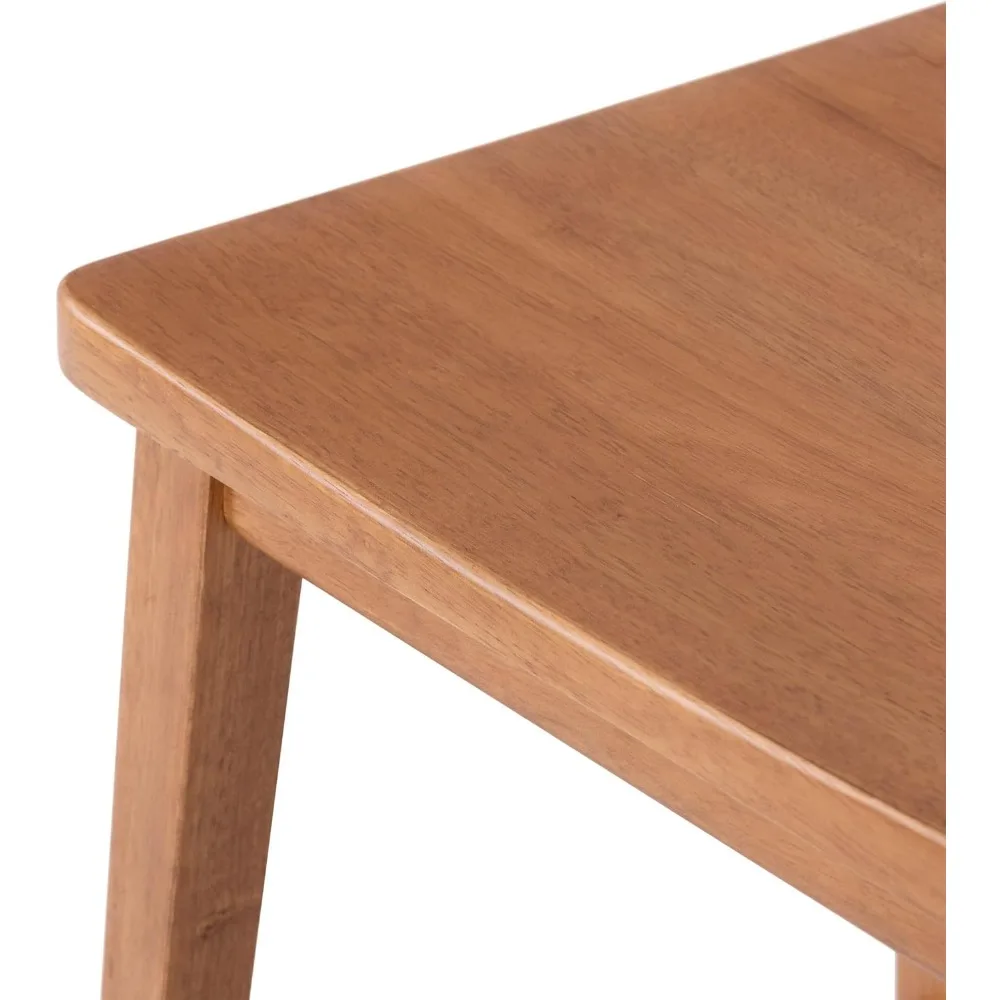 مقعد Beam Smythe Counter، 24، مجموعة من 2، مقعد مرتفع من الخشب القوي وحديث للمطبخ، مقعد سرج بدون ظهر #6