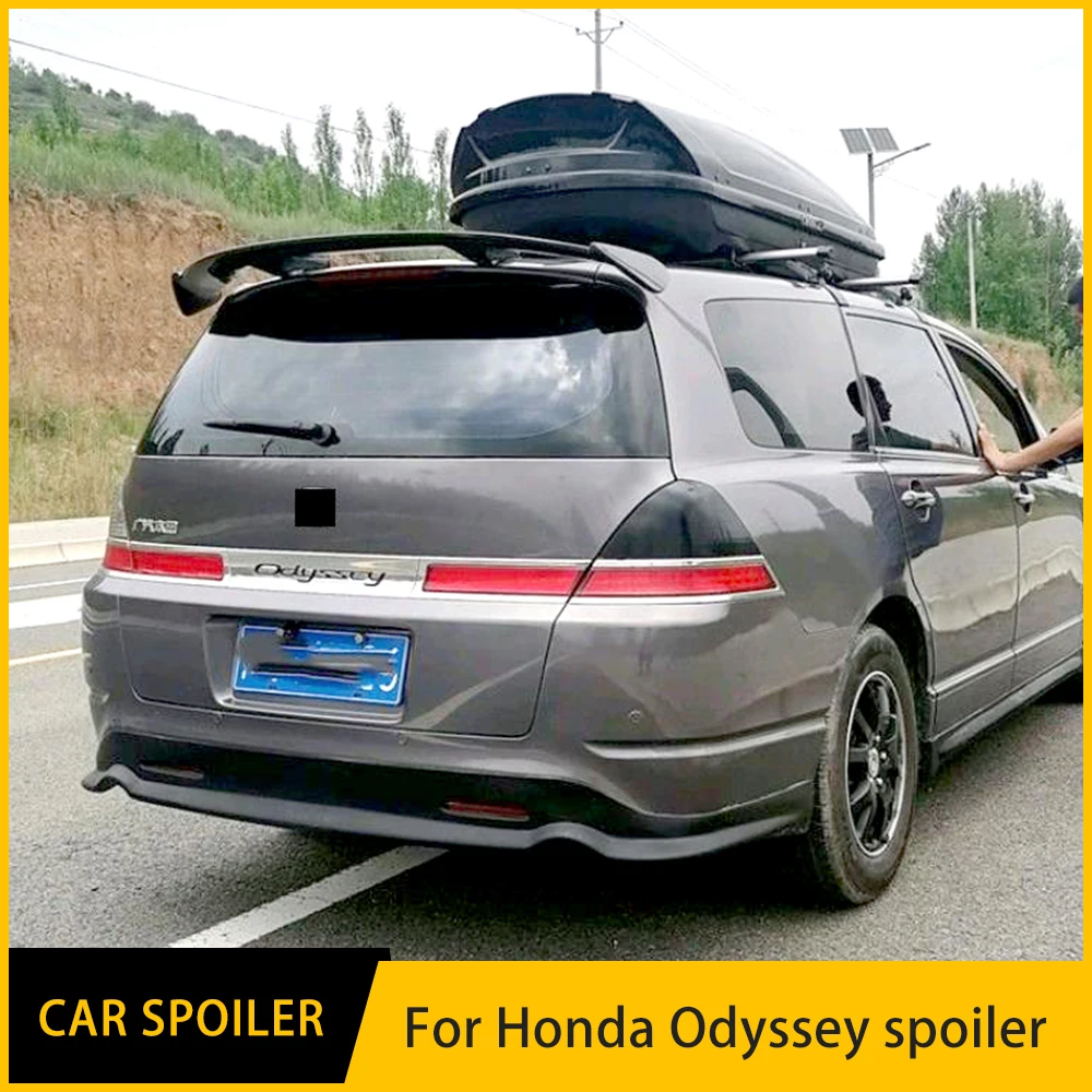 

Для Honda Odyssey RB1 автомобильный задний спойлер, отделка черного карбона, хвостовое крыло багажника, багажник, отсек, высокое качество, спортивная регулировка
