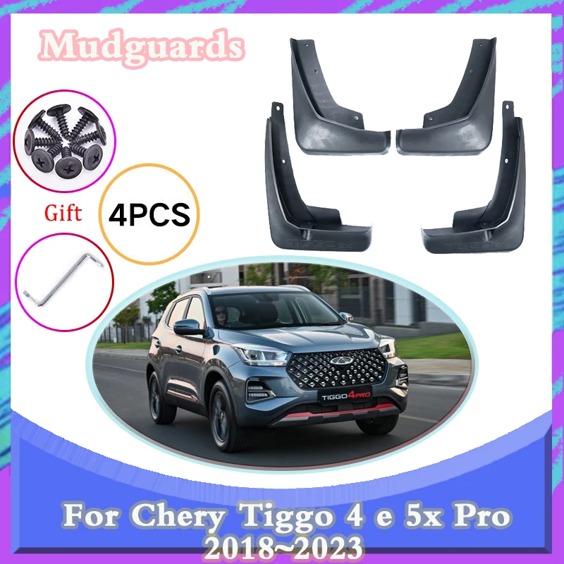 

4 шт., брызговики для Chery Tiggo 4 e 5x Pro 2018 ~ 2023 2019