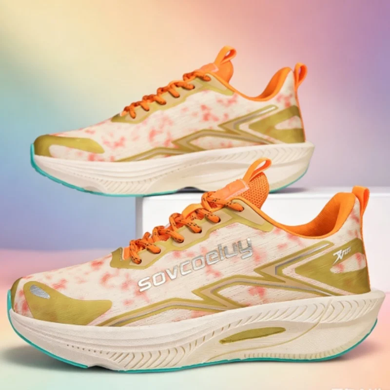 

Speciality Running Shoes Cushion Men Marathon Sports Carbon Board Breathable Ultralight Womens Comfy Athletic Stability Sneakers