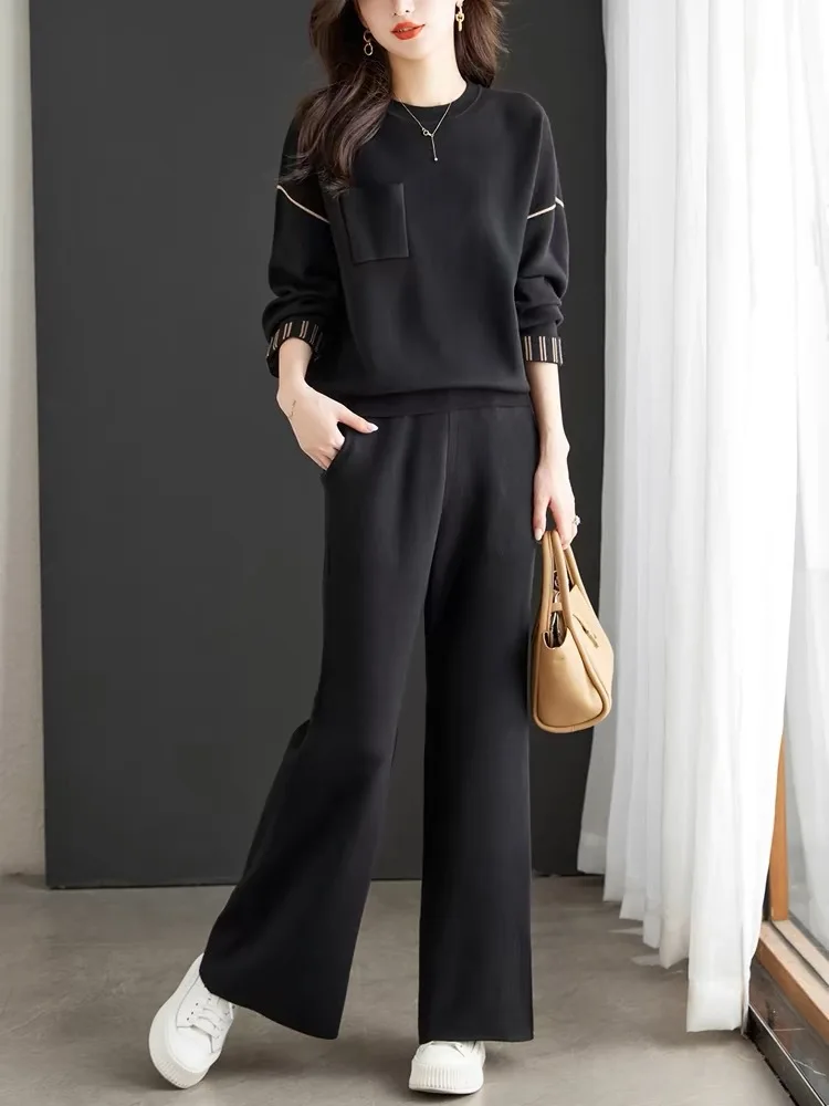 Spring and Autumn New Luxury Fashion Set Age Reducing Western Leisure Elegant Women's Two Piece Set