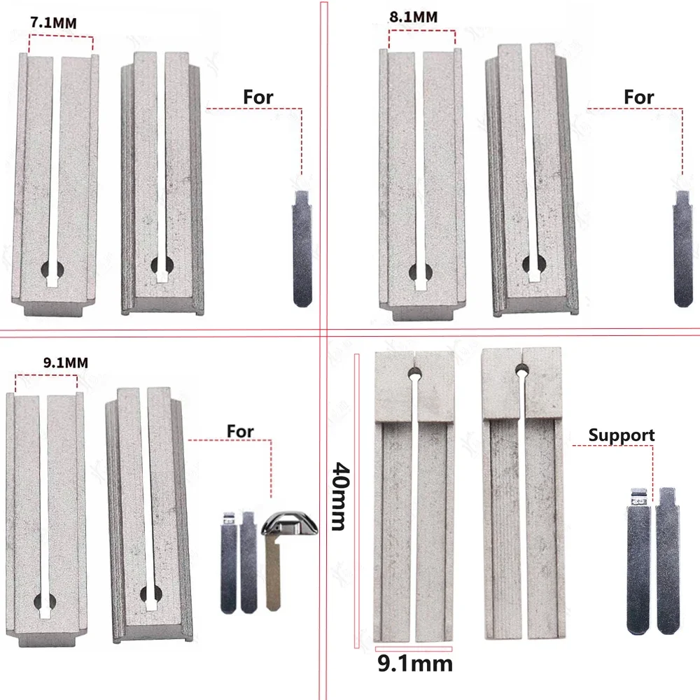 HON66 Keys Duplicating Fixture Clamps For HONDA Key Blank Cutting Machine Accessories Cutter Machine Parts