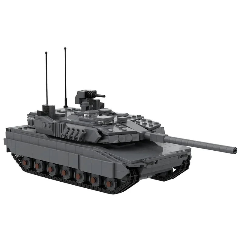 MOC-208666 Militär-Kampfpanzer Leopard 2A8 Baustein-Set Modell-Puzzle Jungen Bausteine US-Kanonenfahrzeug Jungen Spielzeug Geschenk – Detail 2