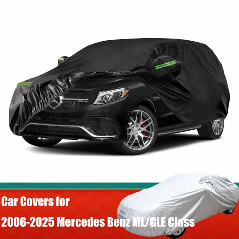 

Автомобильные чехлы для Mercedes Benz ML/GLE Class 300 350 2006-2025 гг., дверные ветрозащитные ленты для защиты от снега и дождя, водонепроницаемые