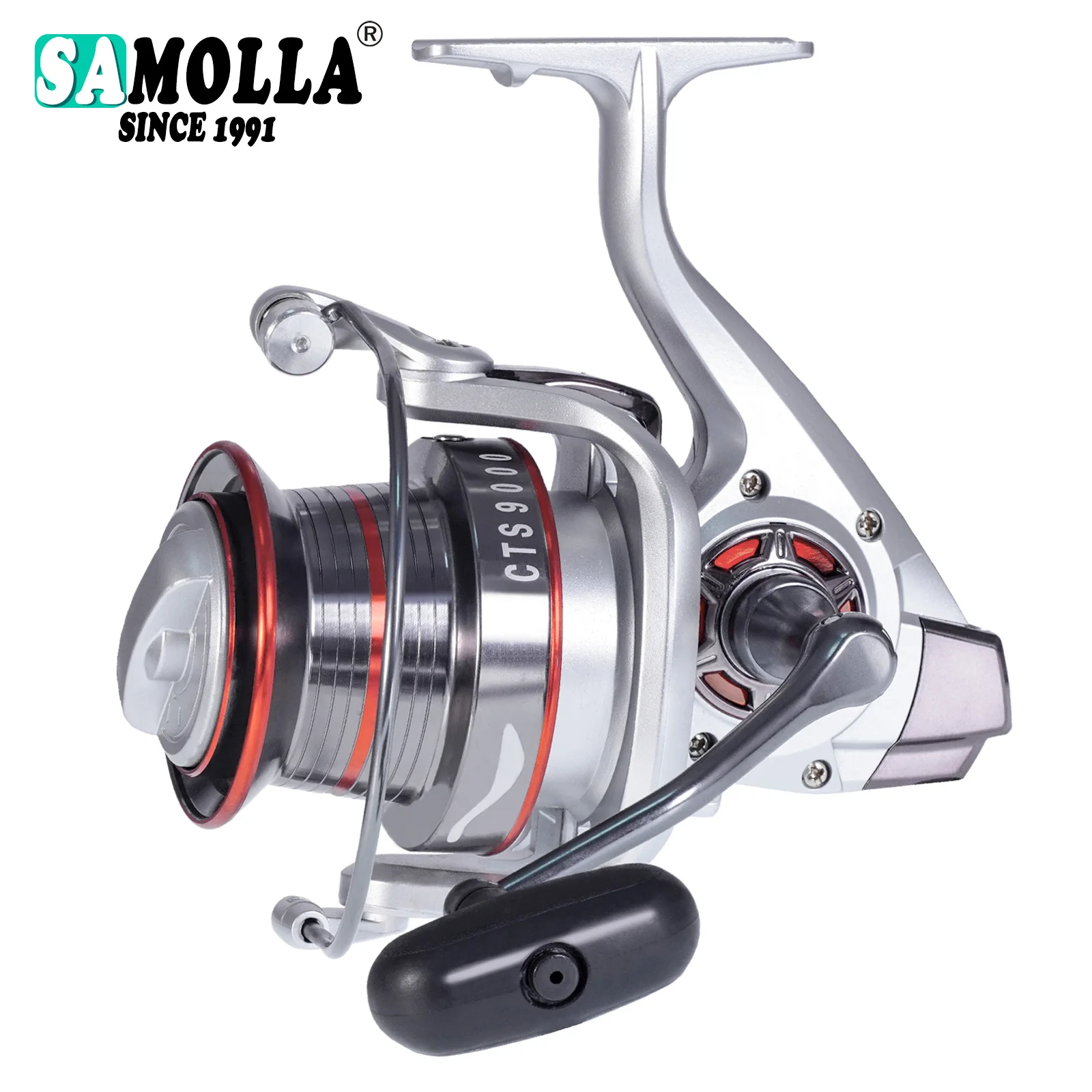 

Big Spinning Fishing Reels Coil Cts9000-12000 4.0:1 25kg Drag 14bb Saltwatecarrete De Pesca Peche En Mer Angeln Surfcasting