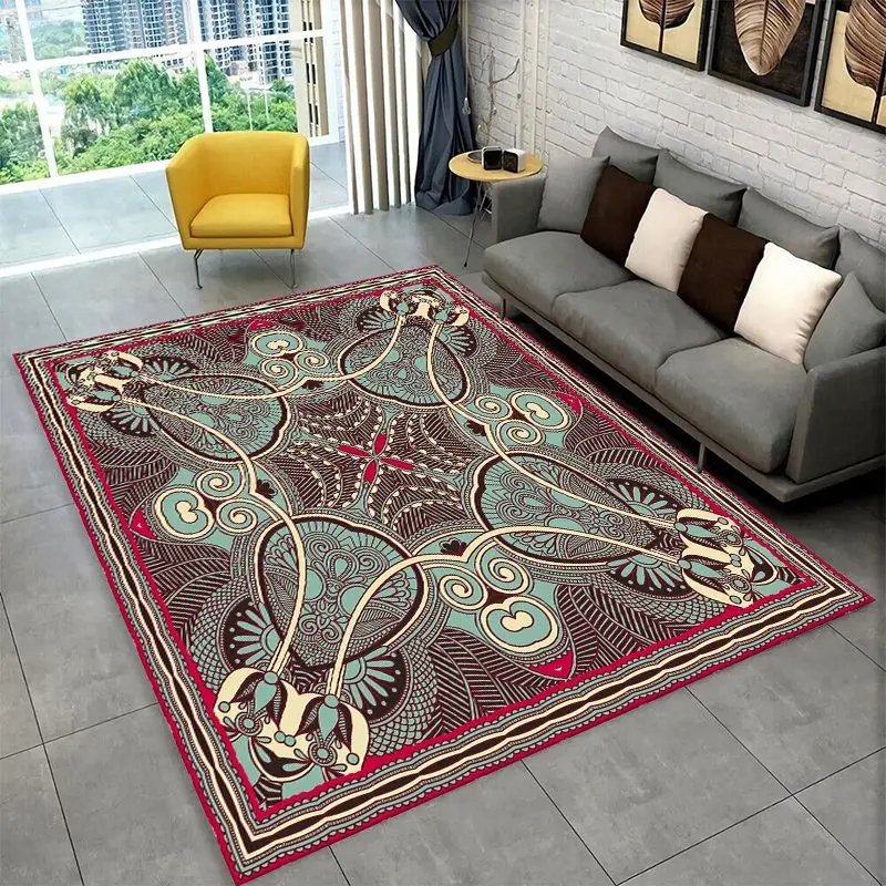 Fashion Nordic Bohemia Luxury Large Area Rug Non-slip Durable Carpet for Bedroom Living Room Sofa Doormat Home Decor Floor Mat