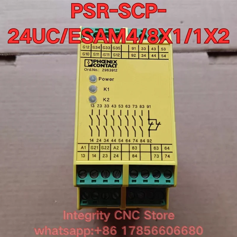 Second-hand PSR-SCP-24UC/ESAM4/8X1/1X2 safety relay function test is normal 2963912 Latest Prices as of August 2026