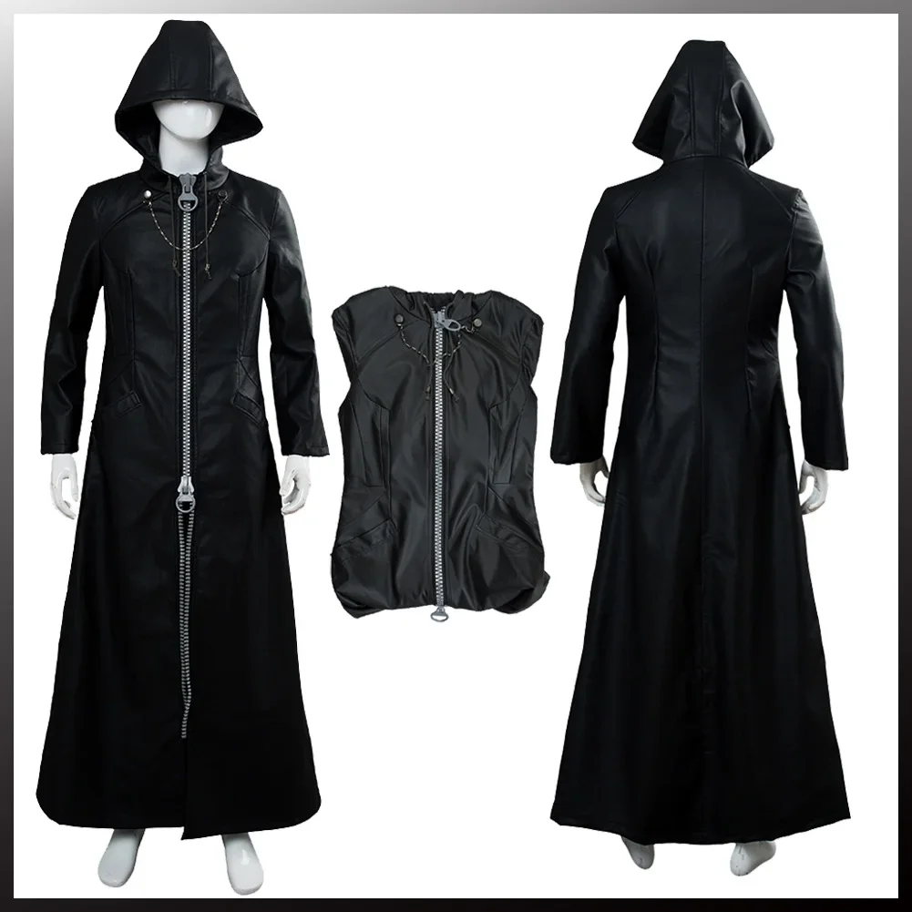 

Disguise Organization XIII Office Cosplay Trench Coat Anime Game King Of Heart Costume Men Roleplay Role Play Fancy Party Cloth