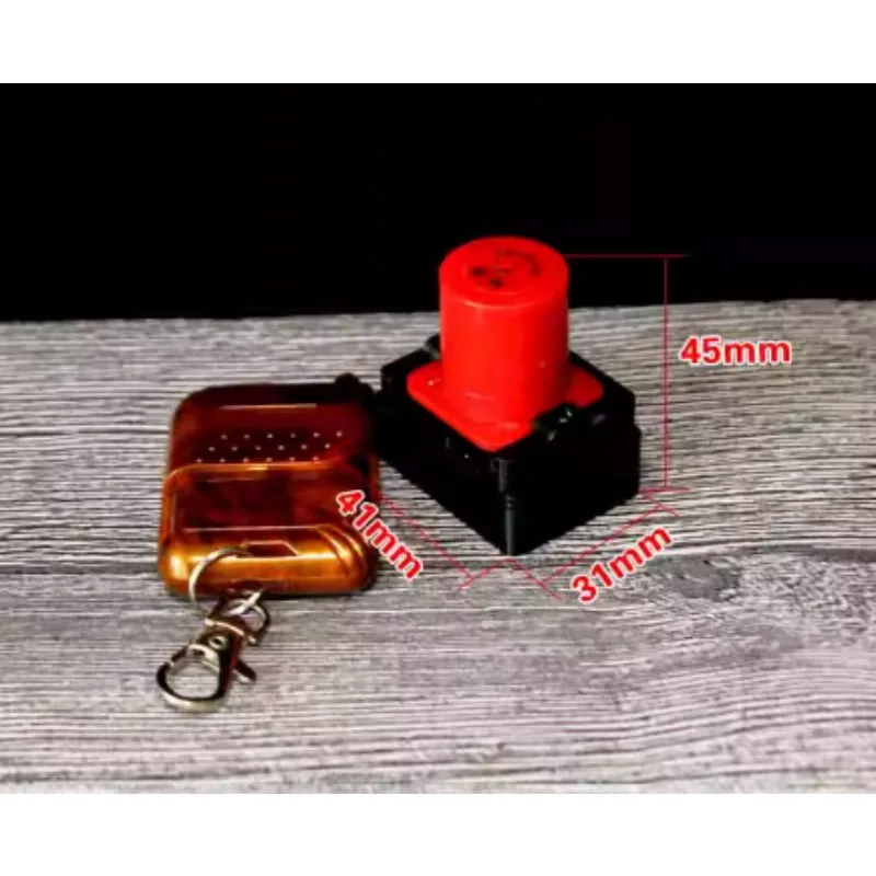 Remote Control Mini Red Smoke Machine Large Smoke Output Magic Prop for Stage Performance Illusions Professional Magician Tricks