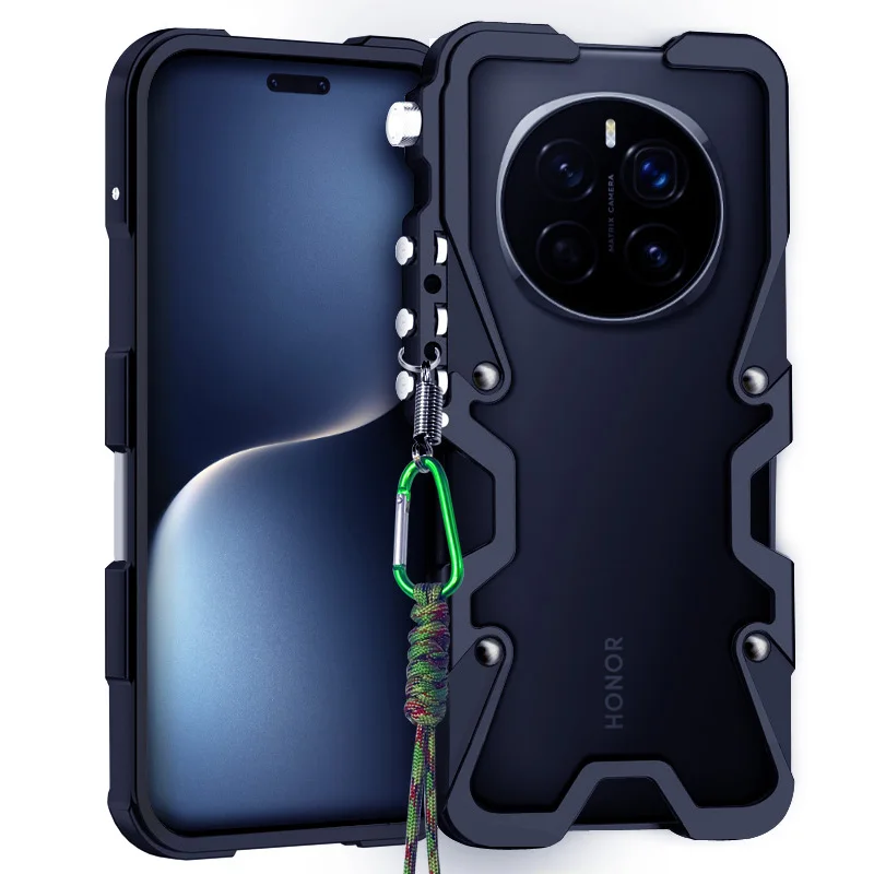 Zimon Luxury Armor Metal Aluminum Phone Bumper For Honor Mag