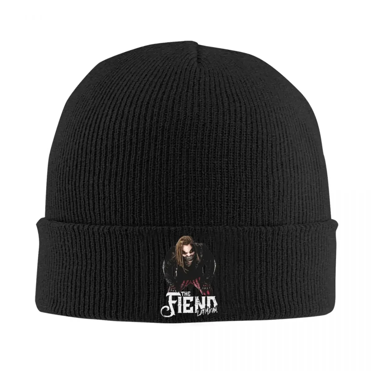 The Fiend Bray Wyatt Knitted Hat Beanie Winter Hat Warm Acrylic Hip-hop Let Me In Caps Men Women